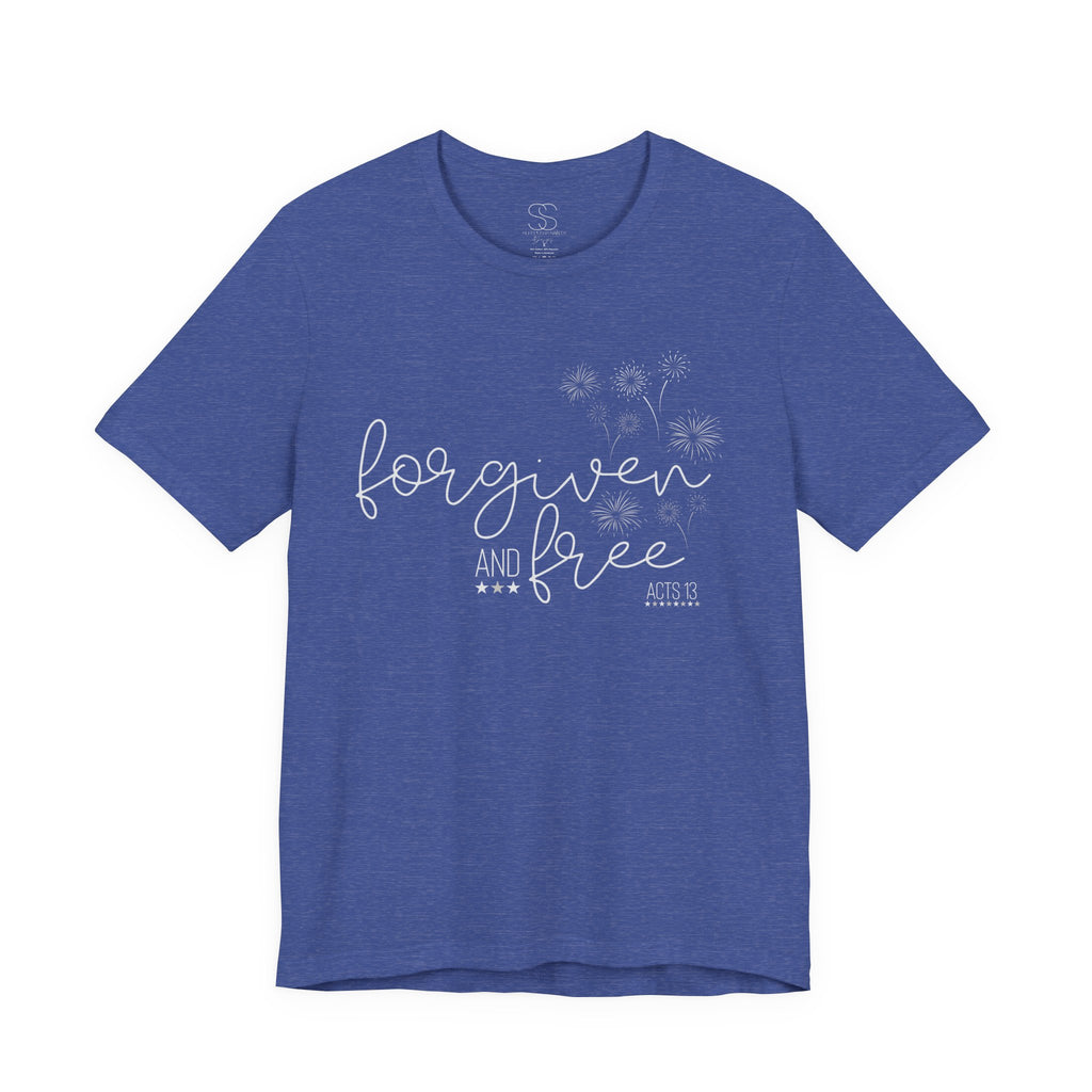 Forgiven and Free T-Shirt - Christian Faith Tee (Acts 13)
