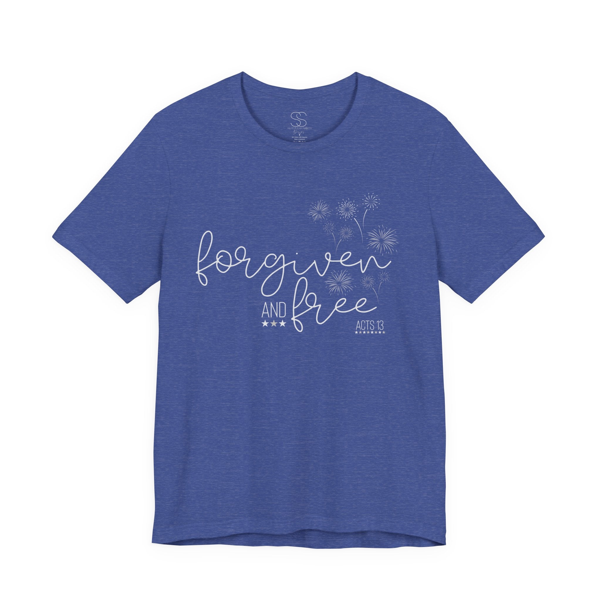 Forgiven and Free T-Shirt - Christian Faith Tee (Acts 13)