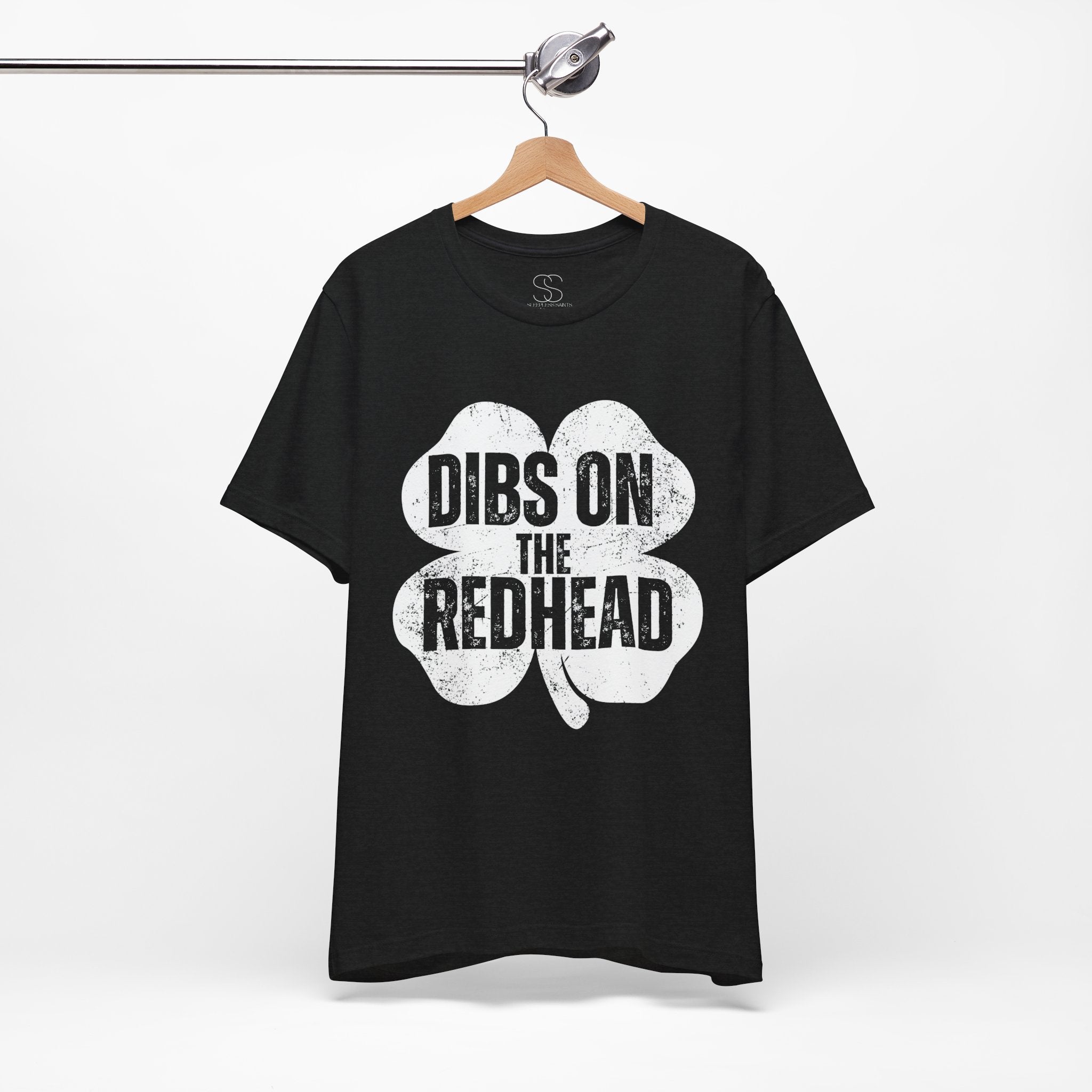 Dibs On The Redhead Shamrock T-Shirt — Funny St. Patrick’s Day Tee