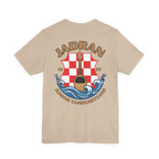 Jadran Junior Tamburitzans Adult T‑Shirt - Tan Lettering