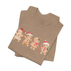 Cute Gingerbread Friends Christmas Tee — Holiday Cookie Crew T-Shirt