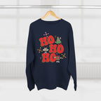 Ho Ho Ho Christmas Sweatshirt — Festive Elf & Reindeer Holiday Crewneck