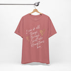 Christian Faith T-Shirt — "I can do all things through Christ who strengthens me" Script Tee