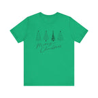 Merry Christmas Minimal Tree Tee