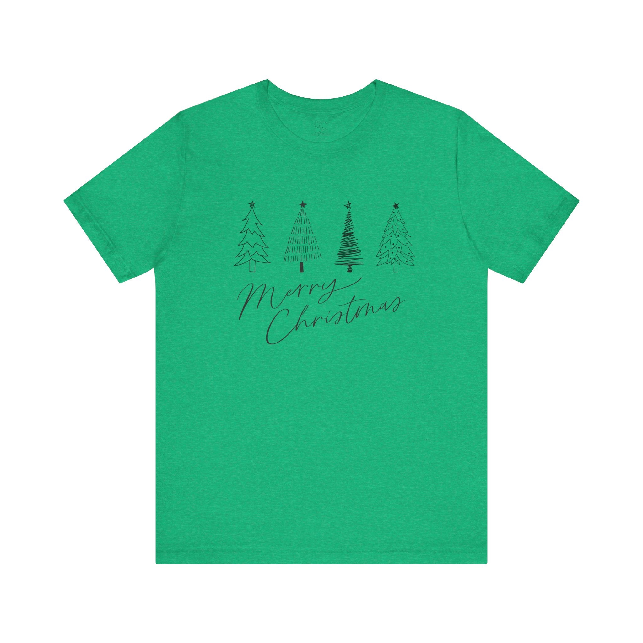 Merry Christmas Minimal Tree Tee