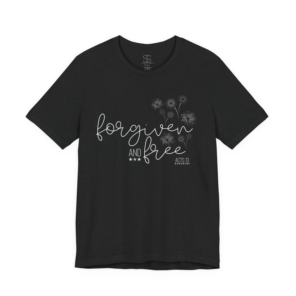 Forgiven and Free T-Shirt - Christian Faith Tee (Acts 13)