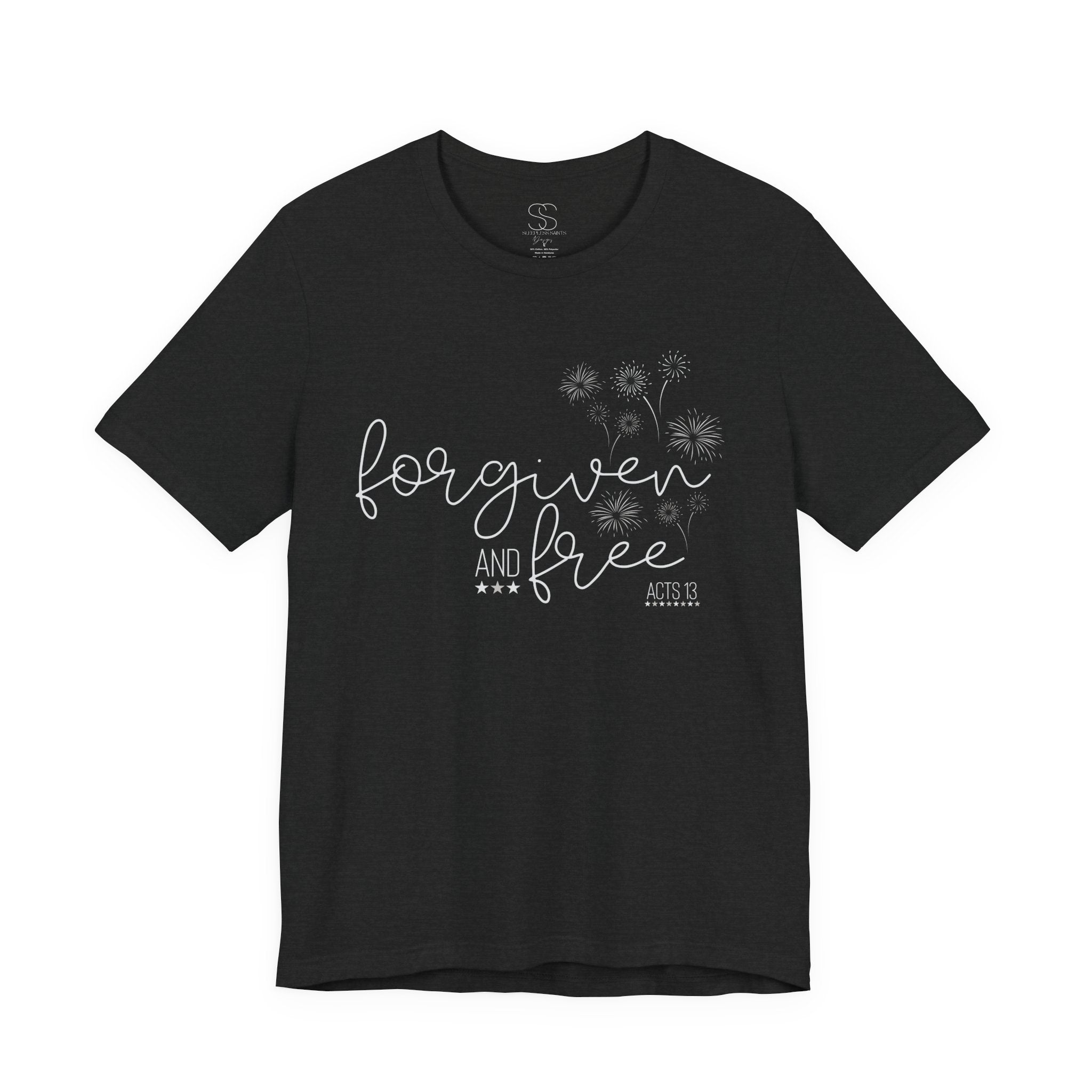 Forgiven and Free T-Shirt - Christian Faith Tee (Acts 13)
