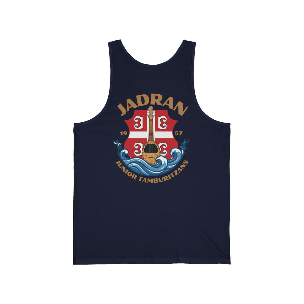 Jadran Junior Tamburitzan Unisex Tank Top - Serbian Logo