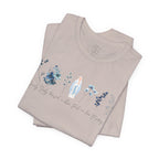 Lovely Lady Dressed in Blue Tee