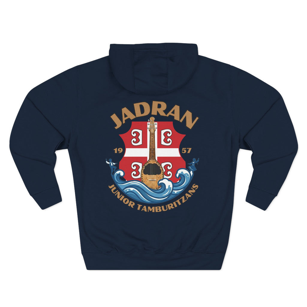 Jadran Junior Tamburitzans Adult Sweatshirt Hoodie - Serbian Logo