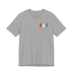 Jadran Junior Tamburitzans Adult T‑Shirt - Tan Lettering & Serbian Logo