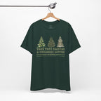 Tree Tops Glisten & Children Listen Holiday Graphic T-Shirt