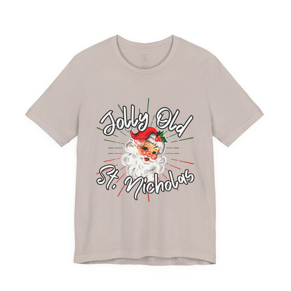 Santa Claus Unisex Tee - Jolly Old St Nicholas