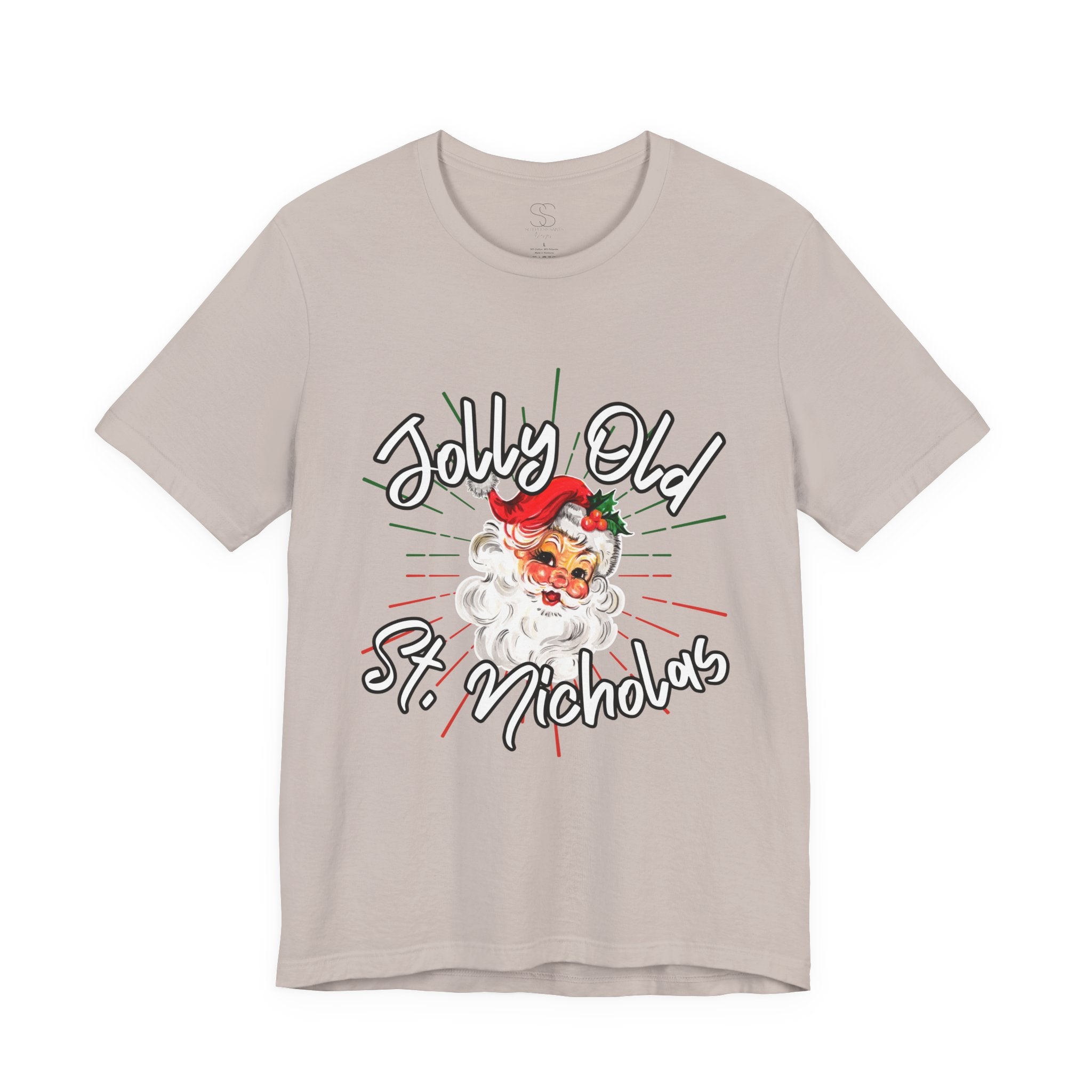 Santa Claus Unisex Tee - Jolly Old St Nicholas
