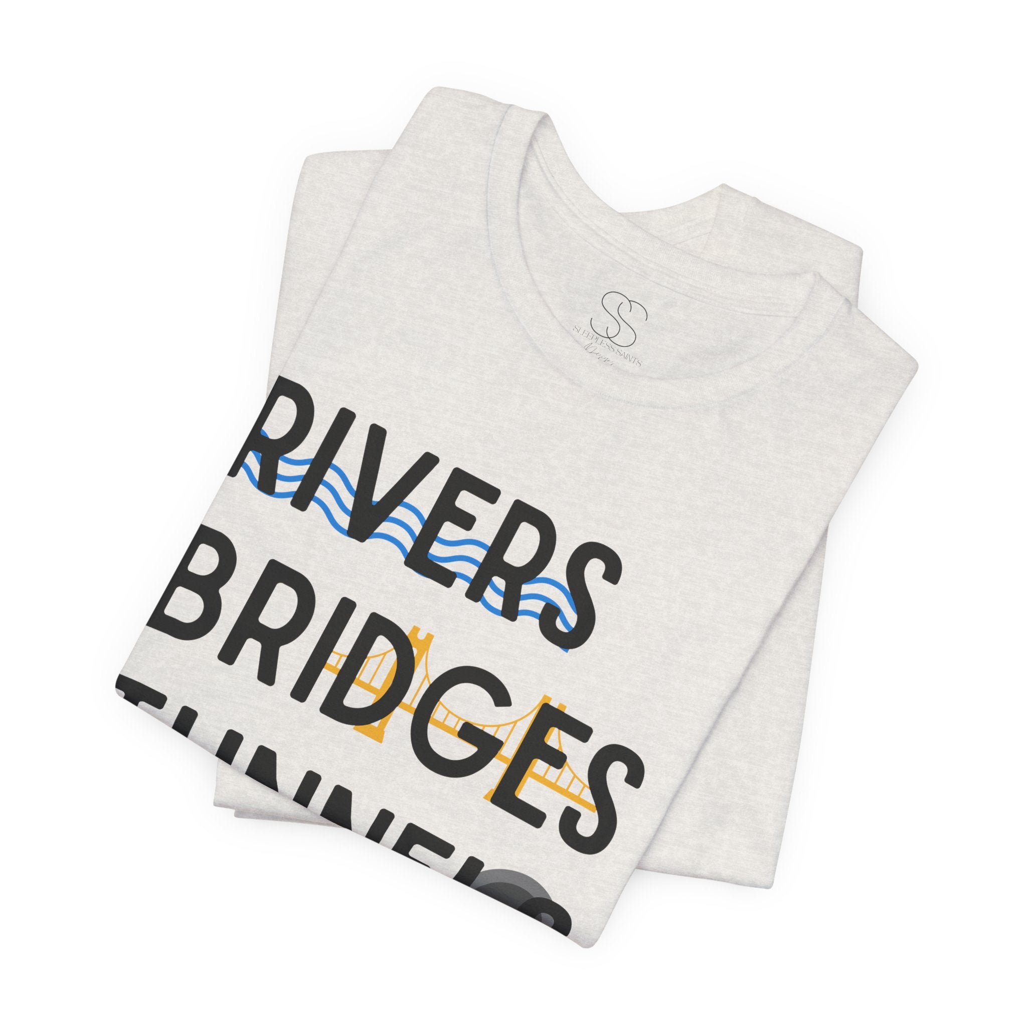 Rivers Bridges Tunnels Ketchup Tee - Pittsburgh Graphic T‑Shirt