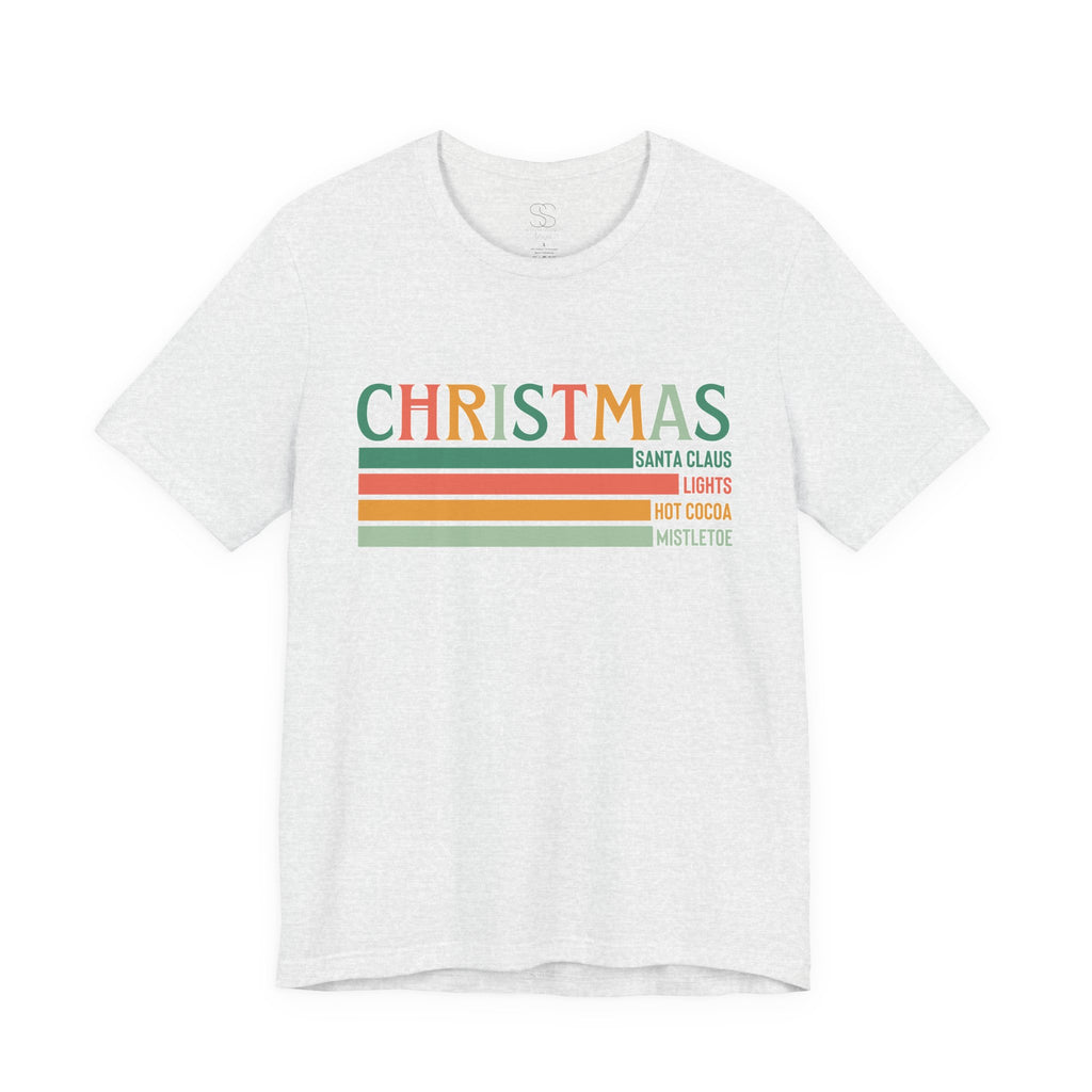 Christmas Words Unisex Jersey Tee