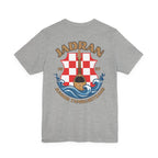 Jadran Junior Tamburitzans Adult T‑Shirt - Tan Lettering