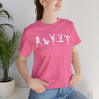 Cheer Poses T-Shirt — Cheerleading Silhouette Tee