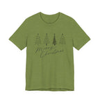 Merry Christmas Minimal Tree Tee