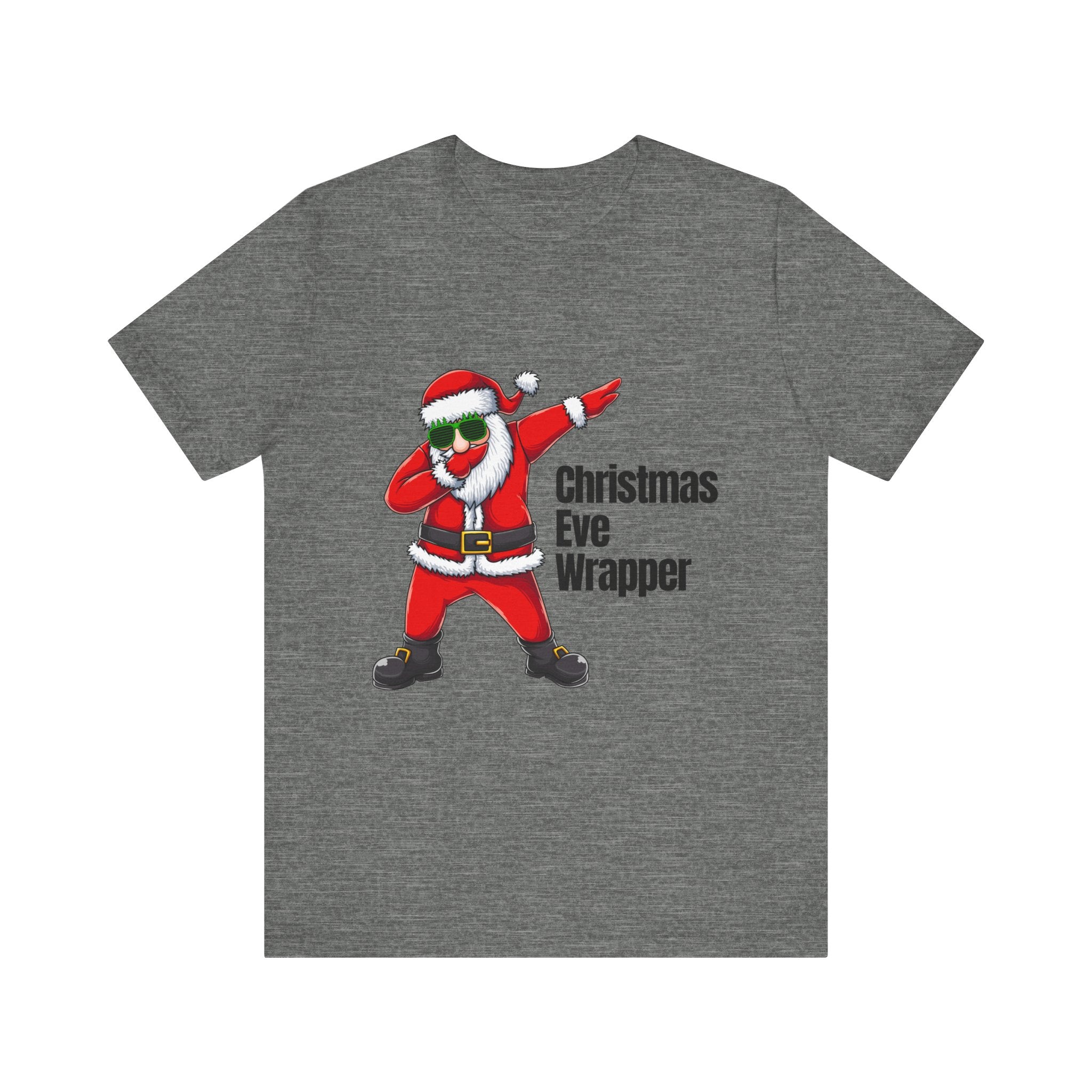Christmas Eve Wrapper T-Shirt — Dabbing Santa Holiday Tee