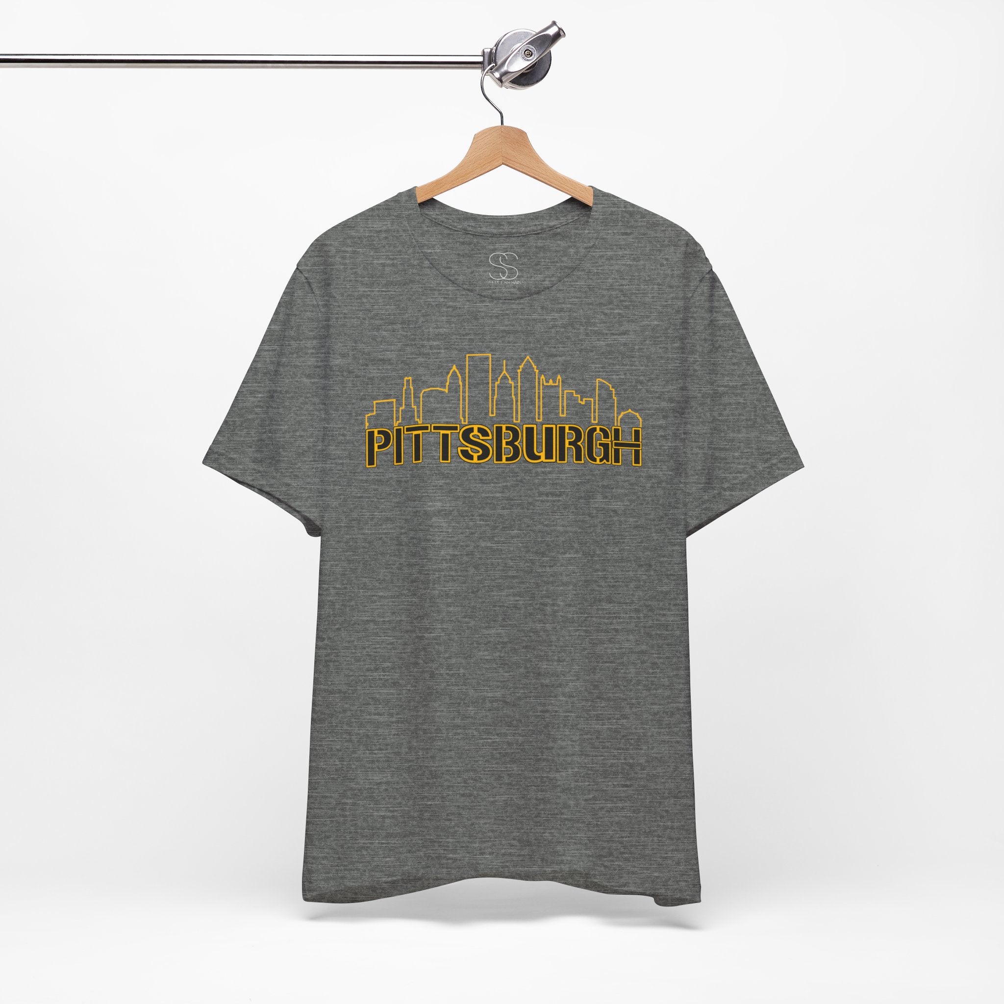 Pittsburgh Skyline T-Shirt — Gold City Outline Tee