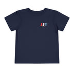 Jadran Junior Tamburitzans Toddler Tee - Tan Lettering & Serbian Logo