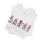 Patriotic Gnome Tee – Stars & Stripes Fourth of July T‑Shirt