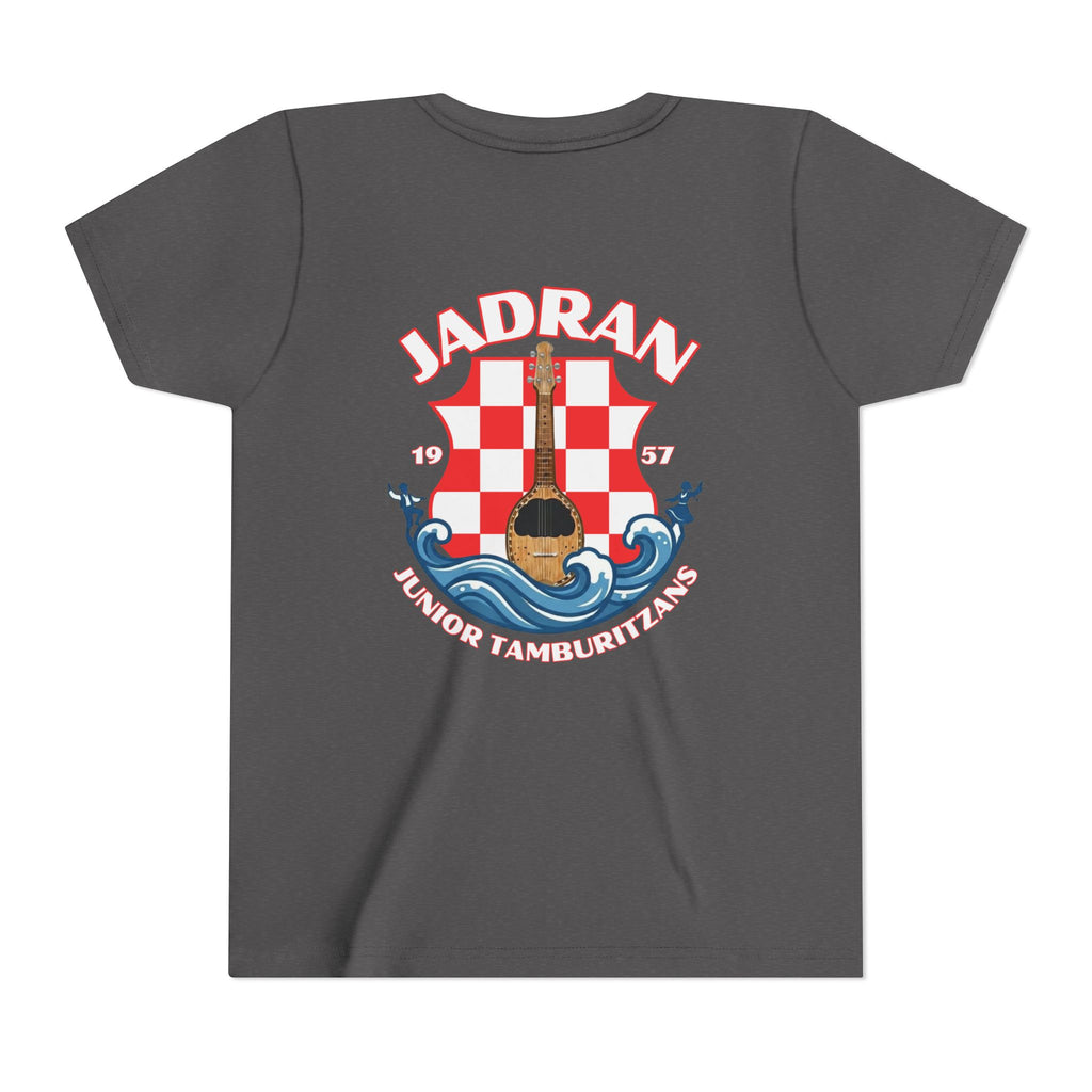 Jadran Junior Tamburitzans Kid Shirt - White and Red Lettering