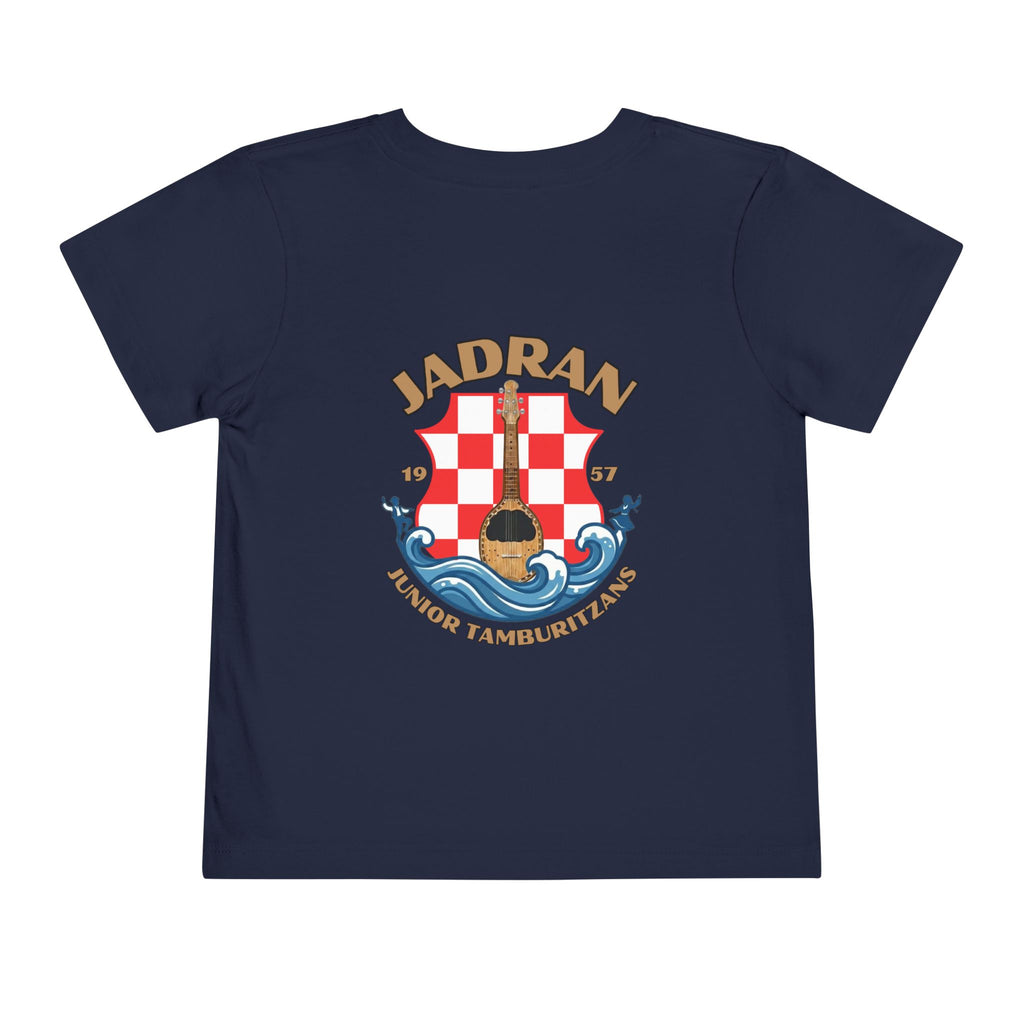 Jadran Junior Tamburitzans Toddler Tee - Tan Lettering