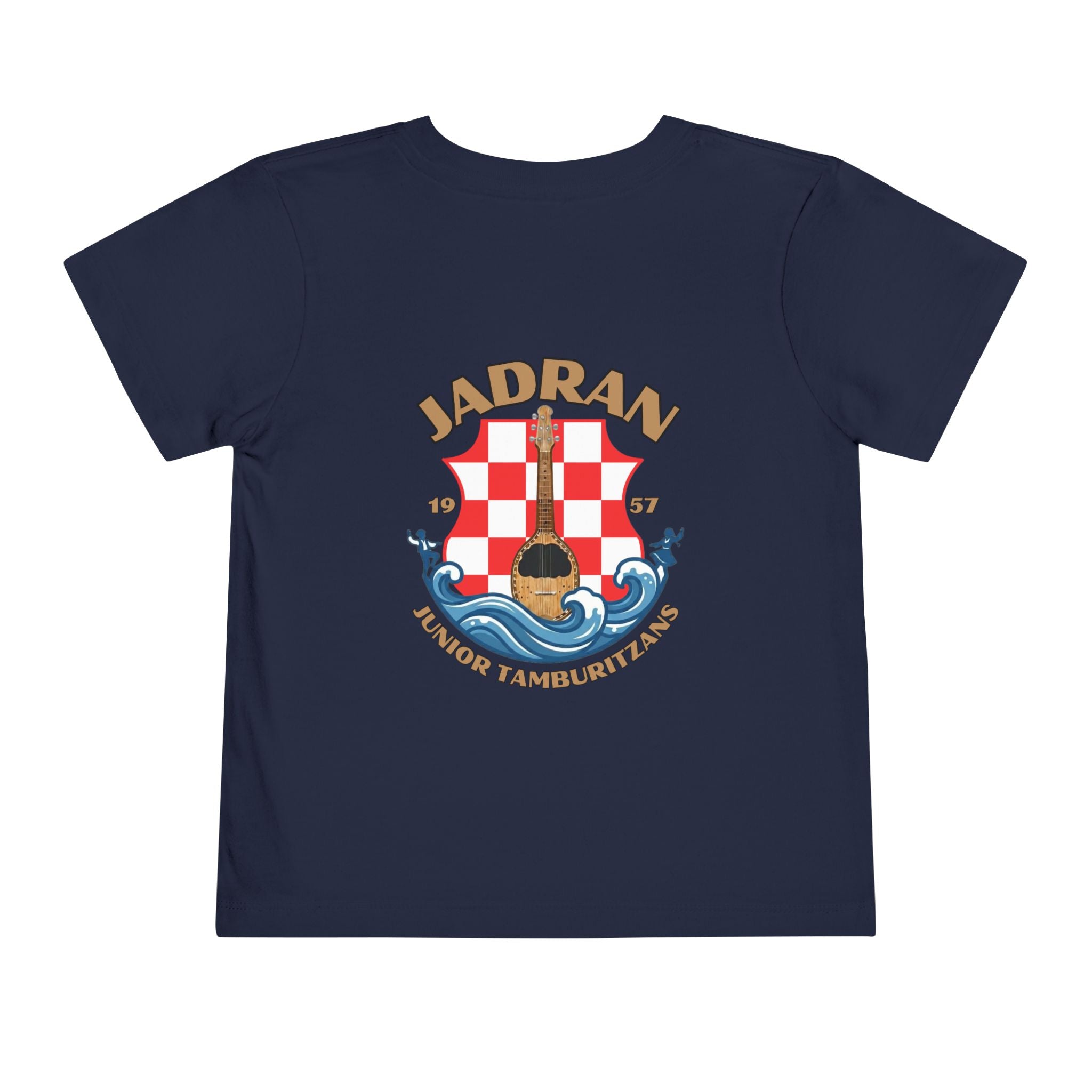 Jadran Junior Tamburitzans Toddler Tee - Tan Lettering