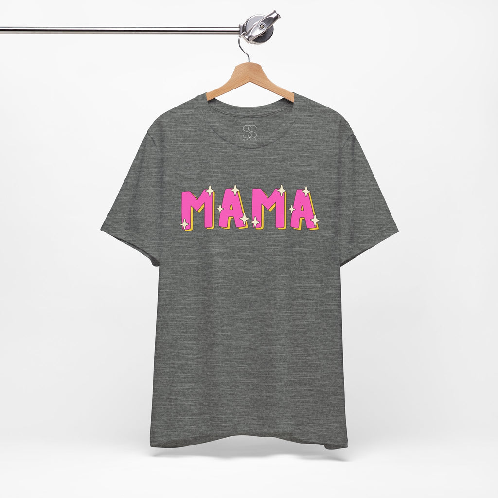Mama Pink T-Shirt — Cute 'MAMA' Graphic Tee