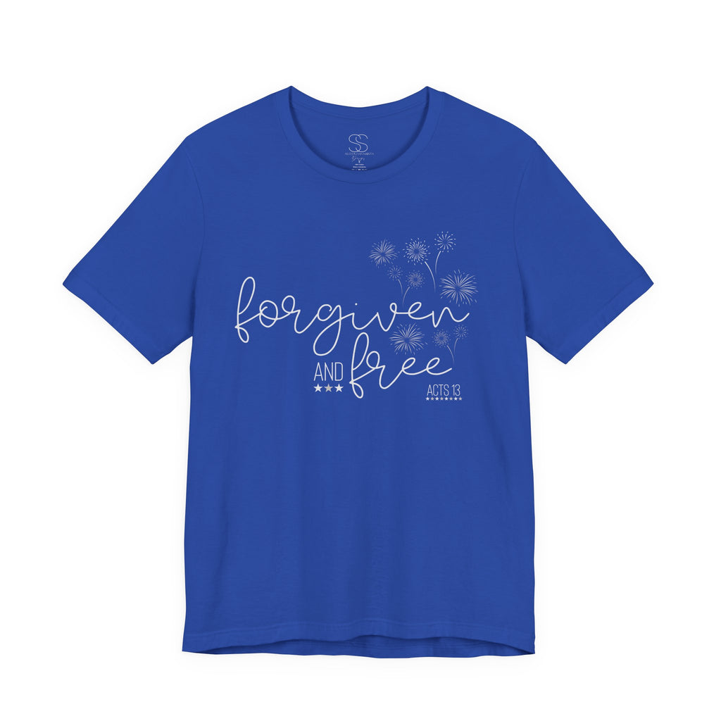 Forgiven and Free T-Shirt - Christian Faith Tee (Acts 13)