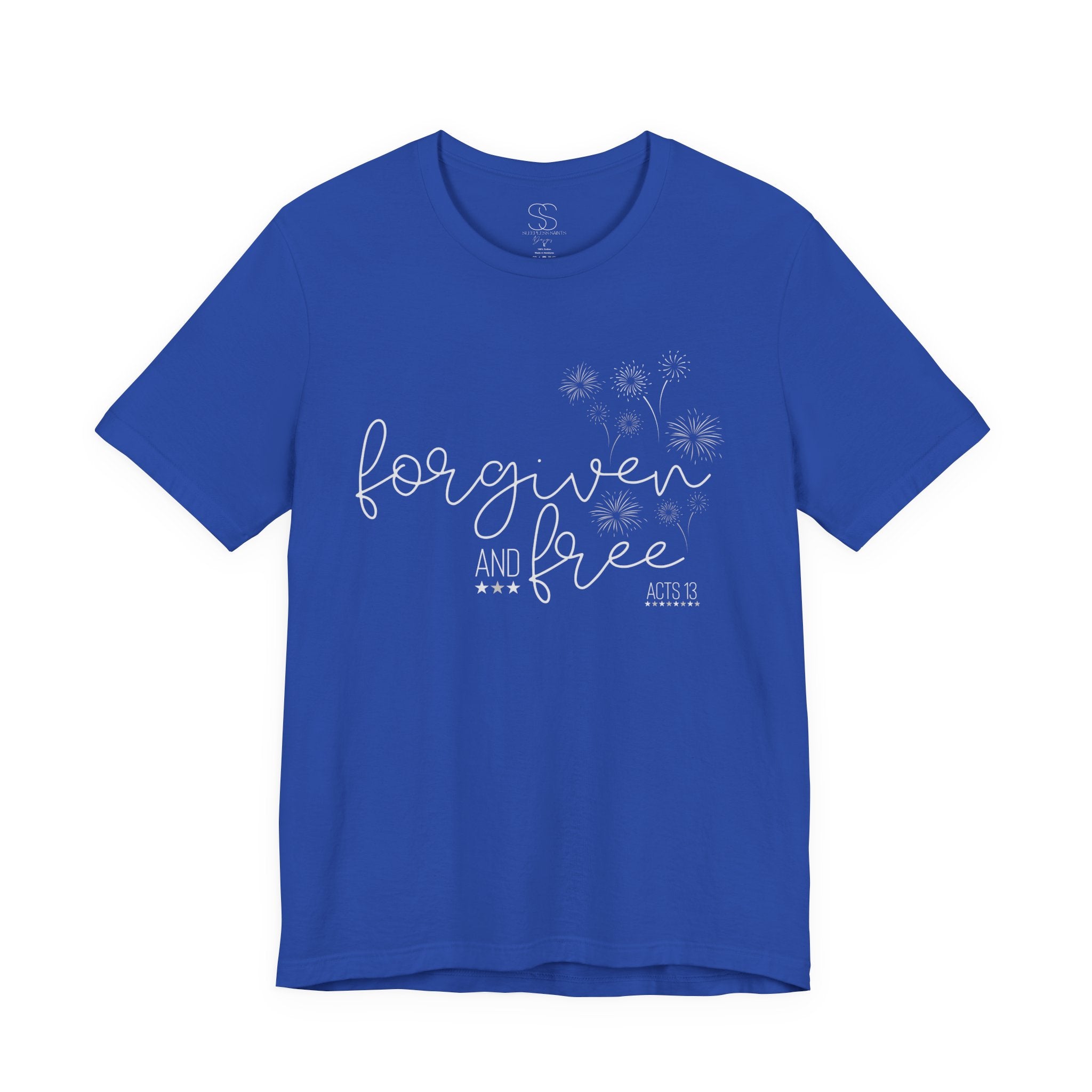 Forgiven and Free T-Shirt - Christian Faith Tee (Acts 13)