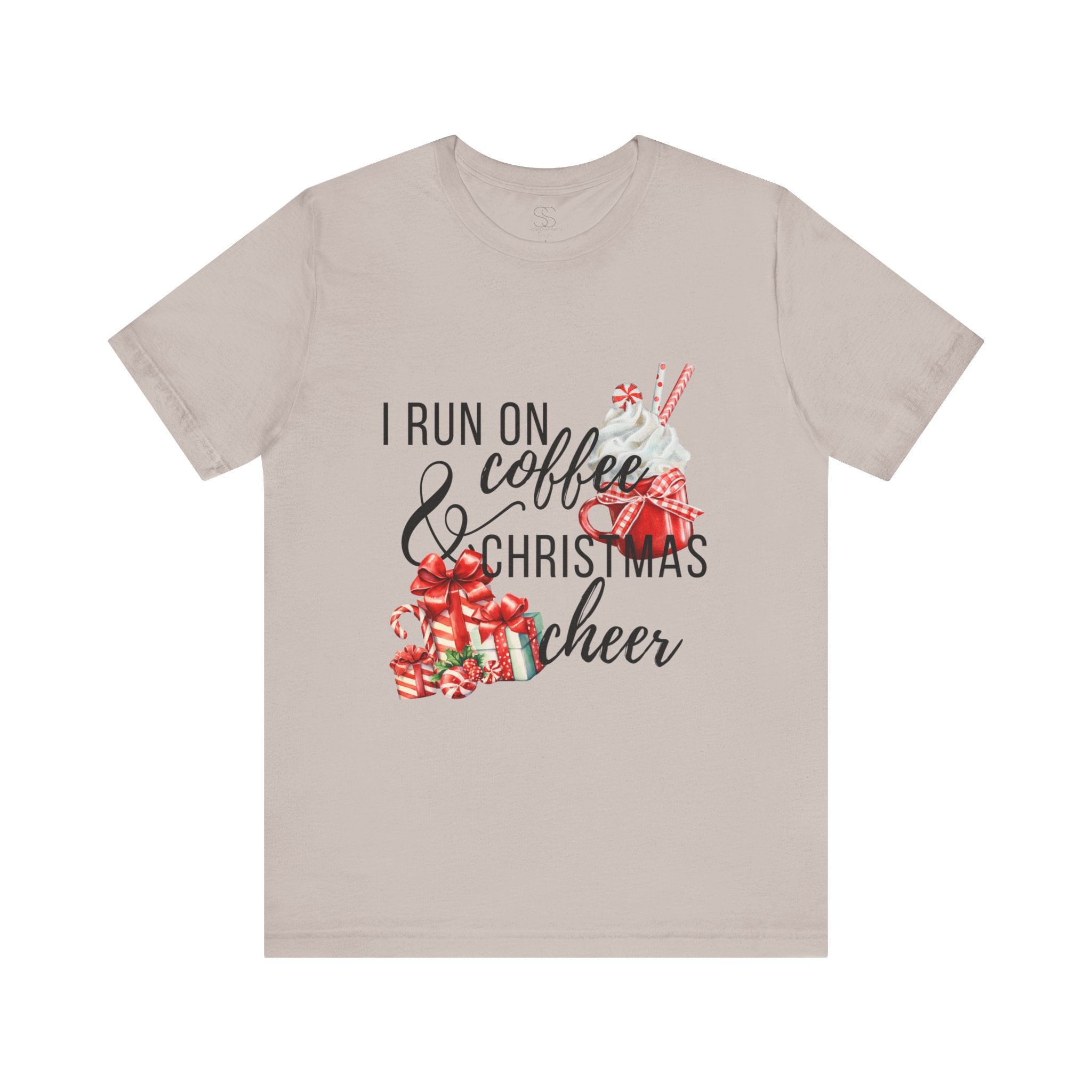 I Run on Coffee & Christmas Cheer Tee