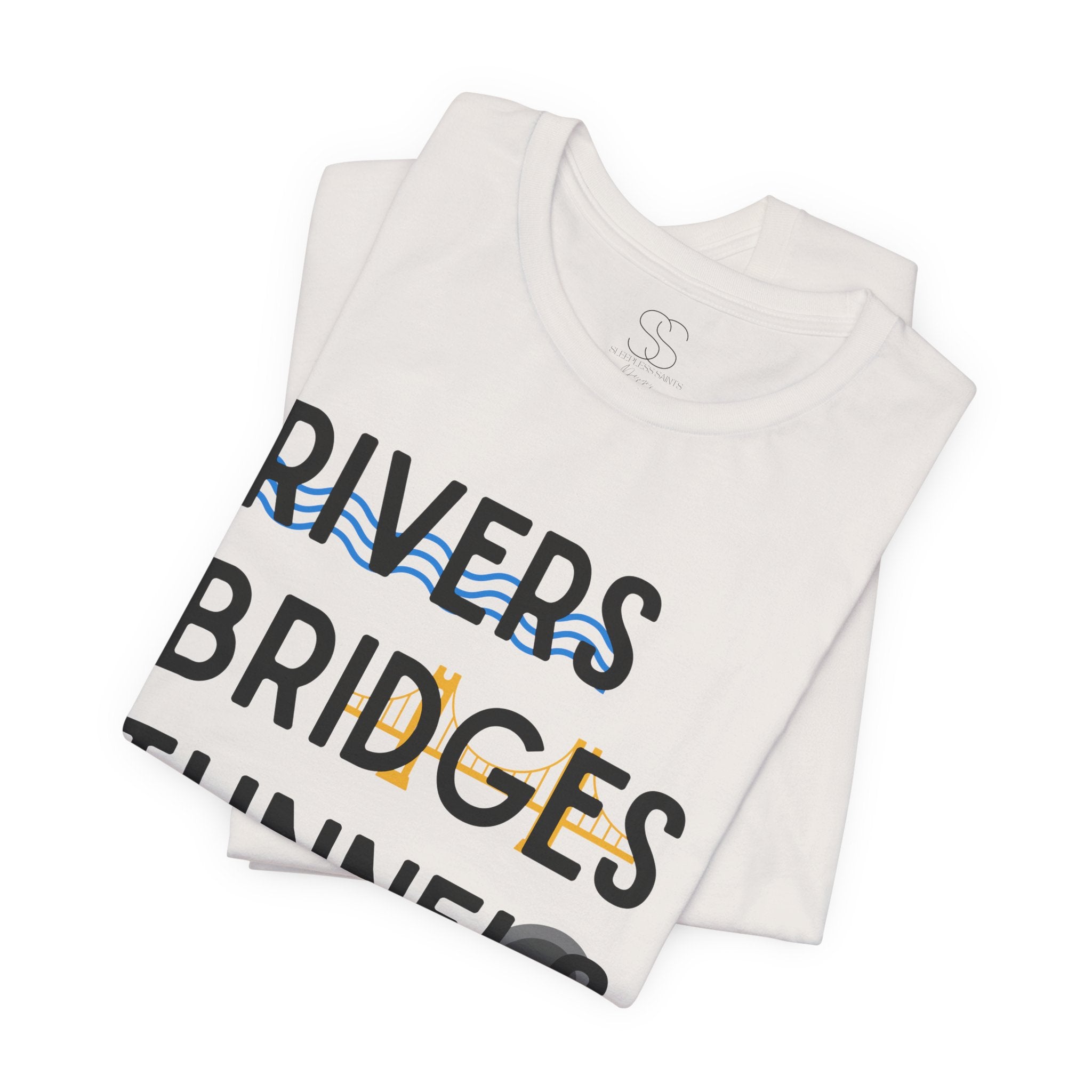 Rivers Bridges Tunnels Ketchup Tee - Pittsburgh Graphic T‑Shirt