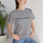 Sorry I Can't I'm Washing My Face T-Shirt — Funny Self-Care Tee