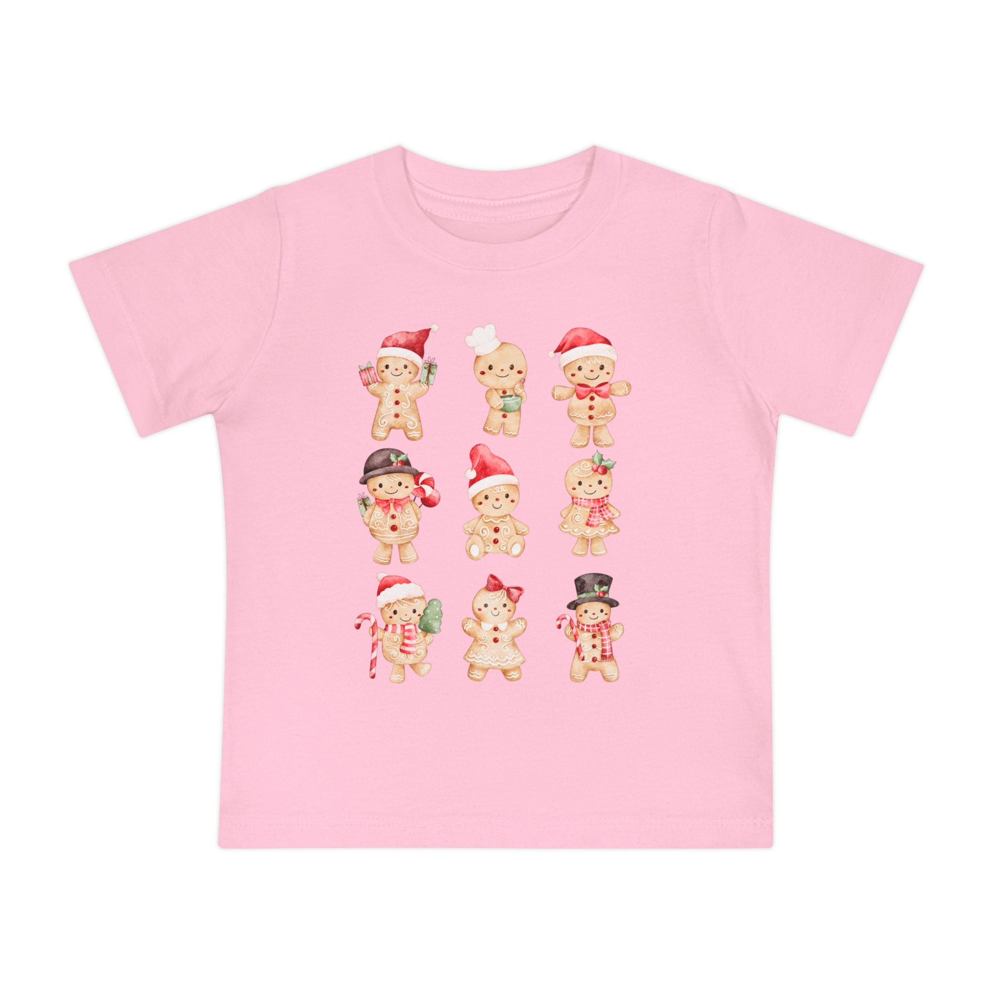 Christmas Gingerbread Babies Baby T-Shirt – Cute Holiday Cookie Crew