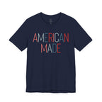 American Made Tee - Retro Red & Blue Graphic T-Shirt