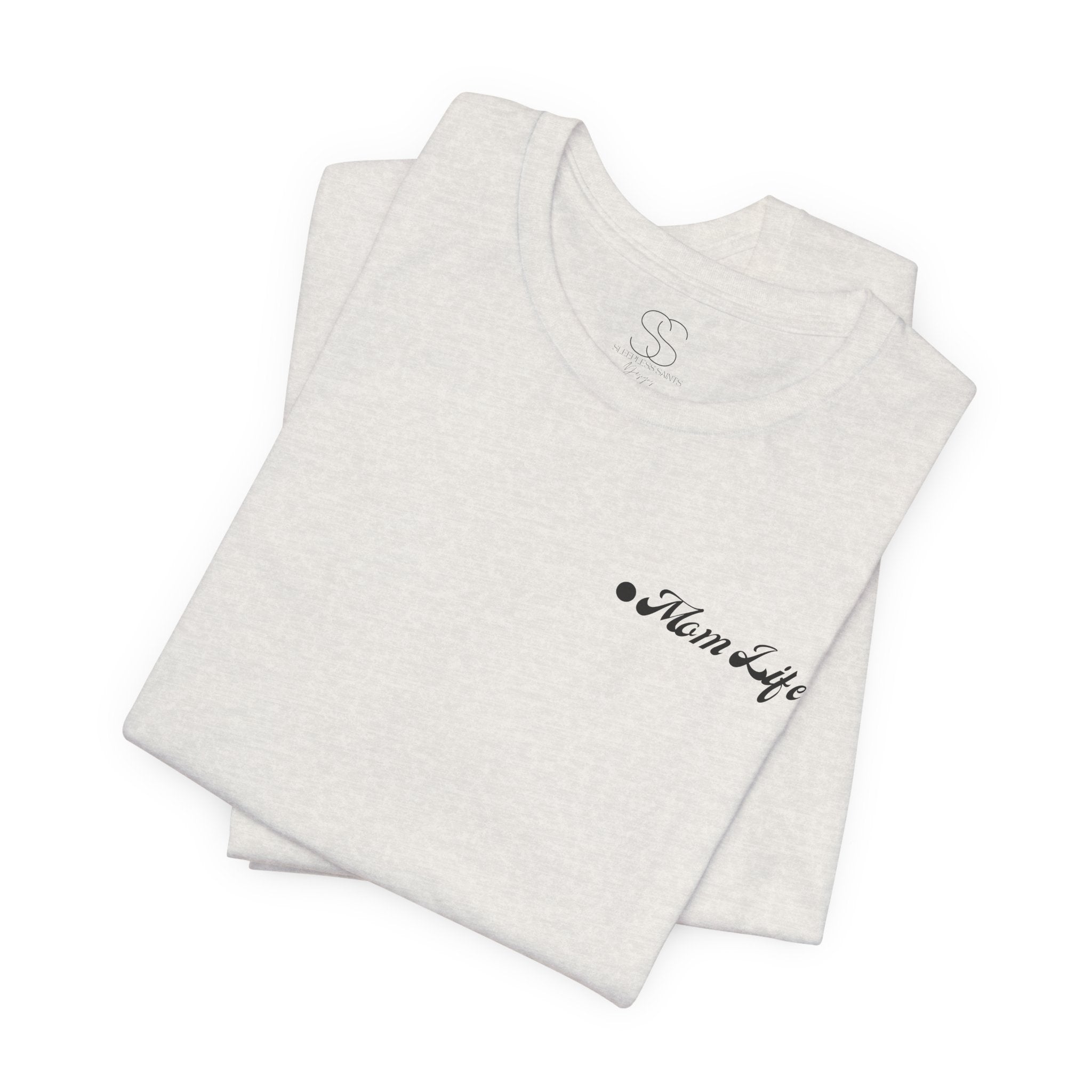 Mom Life Tee — Floral Skeleton Hand Graphic Motherhood T‑Shirt