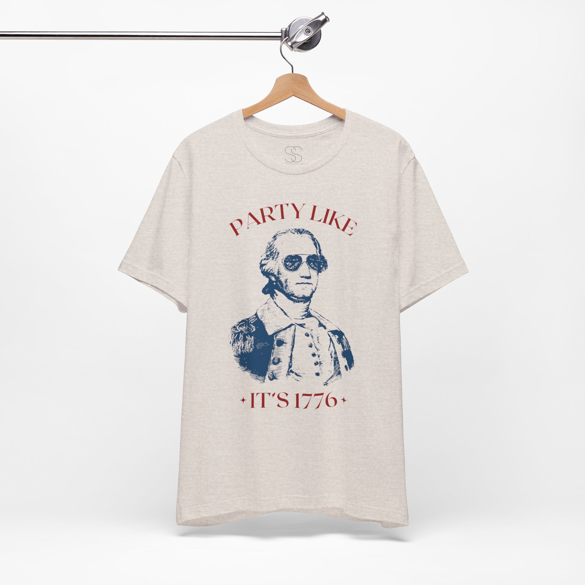 Party Like It’s 1776 T-Shirt - Patriotic George Washington Fourth of July Tee