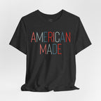 American Made Tee - Retro Red & Blue Graphic T-Shirt