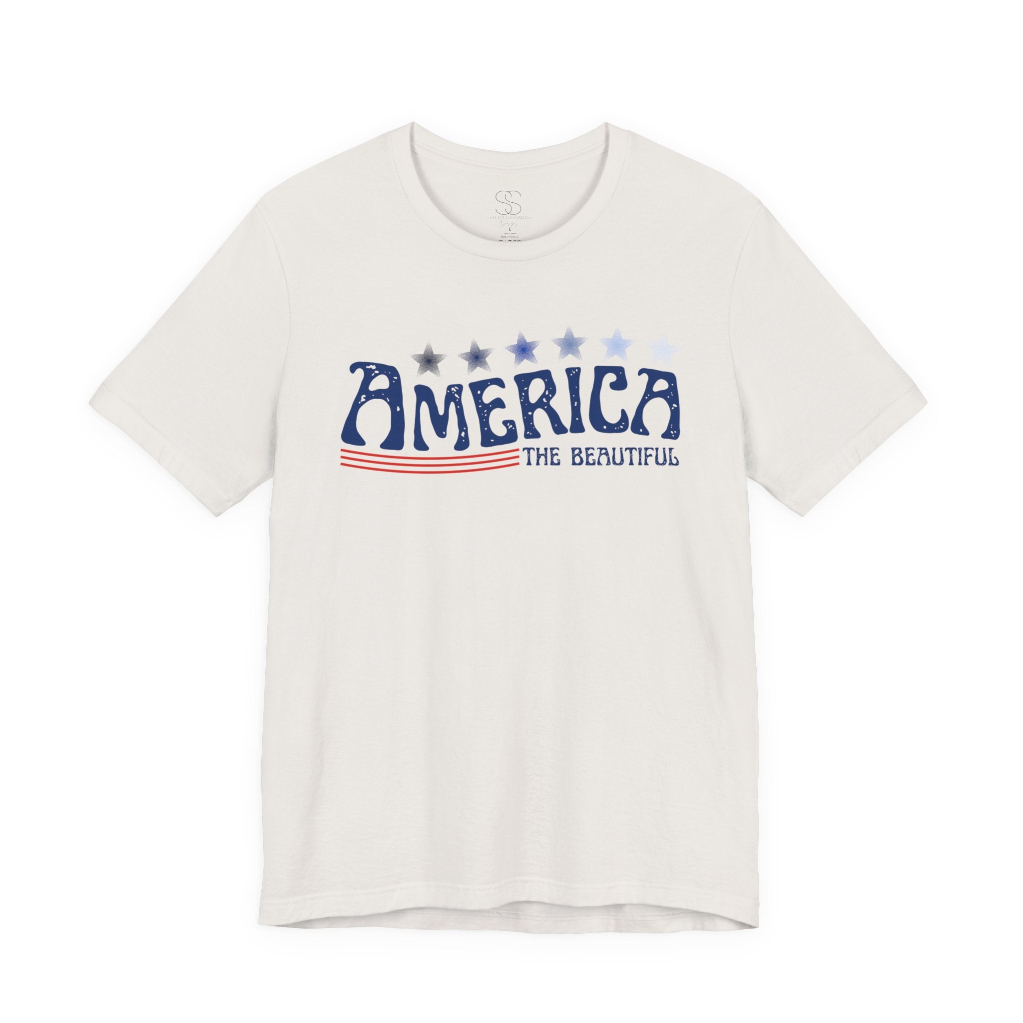 America The Beautiful T-Shirt - Patriotic 4th of July Tee