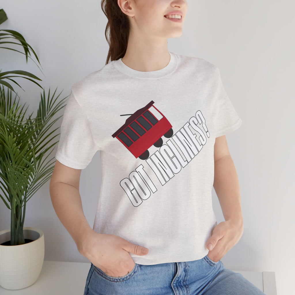 Cable Car 'Got Inclines?' Graphic Tee — Pittsburgh Steel Streetcar Shirt