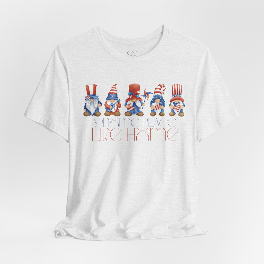 Patriotic Gnome Tee – Stars & Stripes Fourth of July T‑Shirt