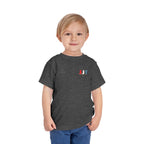 Jadran Junior Tamburitzans Toddler Tee - White and Red Lettering & Serbian Logo