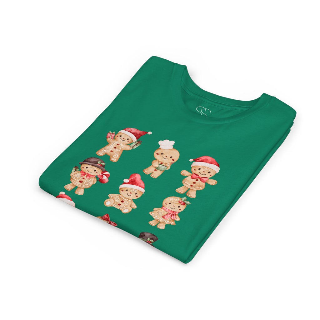 Kids Gingerbread Friends Holiday Tee