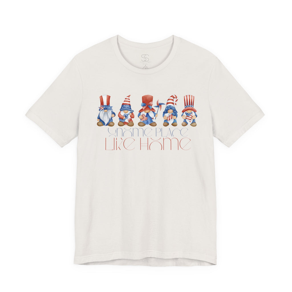Patriotic Gnome Tee – Stars & Stripes Fourth of July T‑Shirt