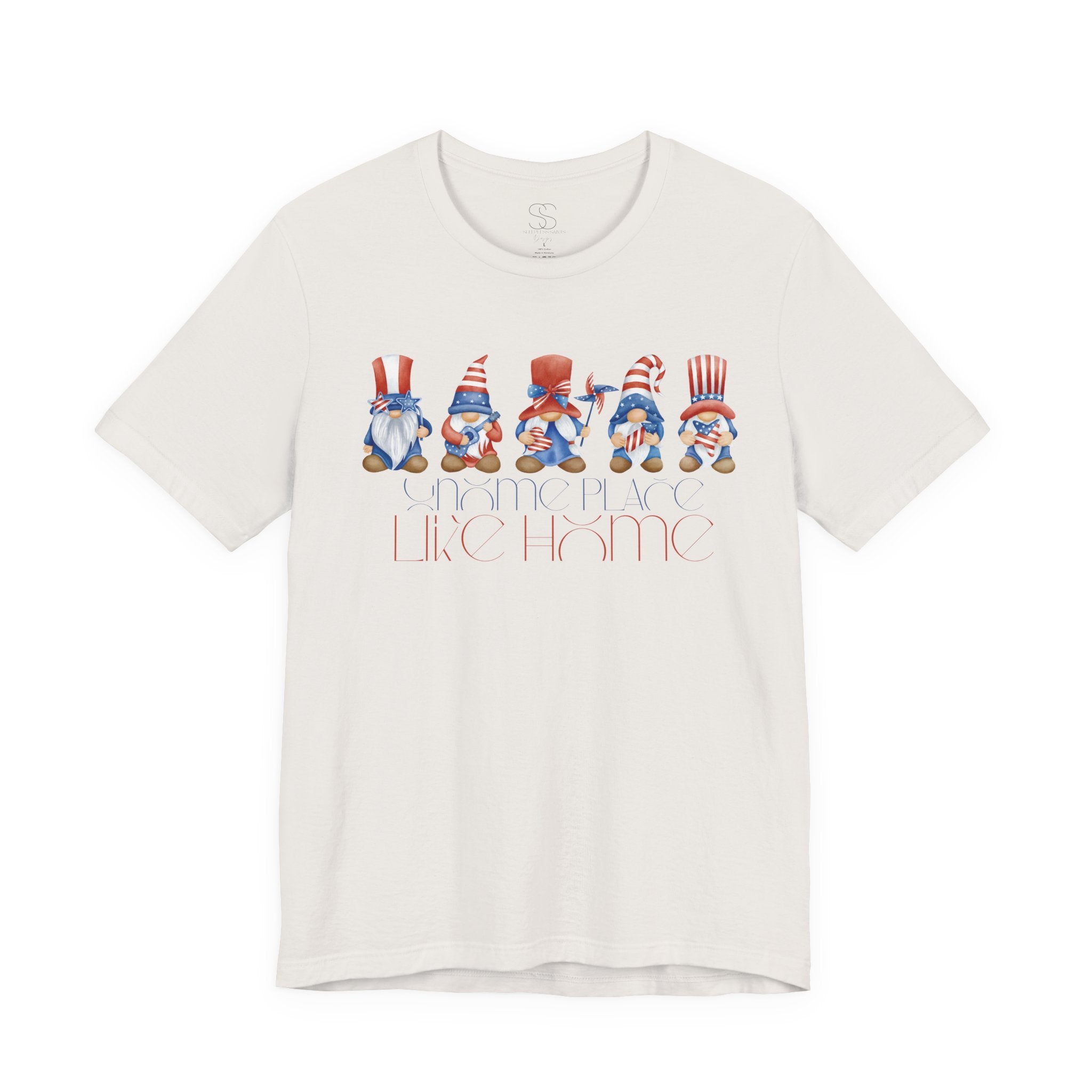 Patriotic Gnome Tee – Stars & Stripes Fourth of July T‑Shirt