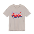 America Retro Graphic Tee - Patriotic 4th of July T-Shirt