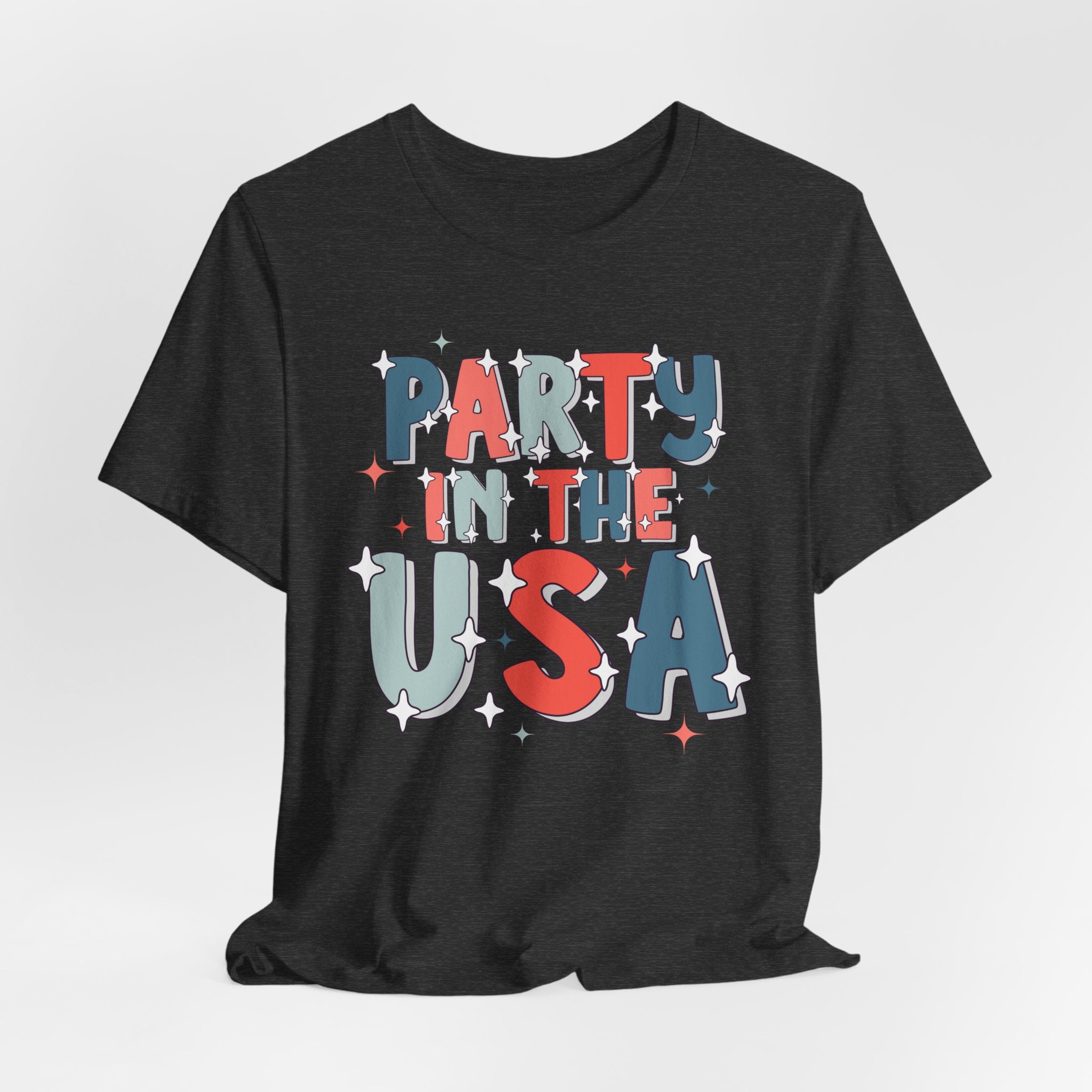 Party in the USA T-Shirt - Patriotic Fourth of July Graphic Tee